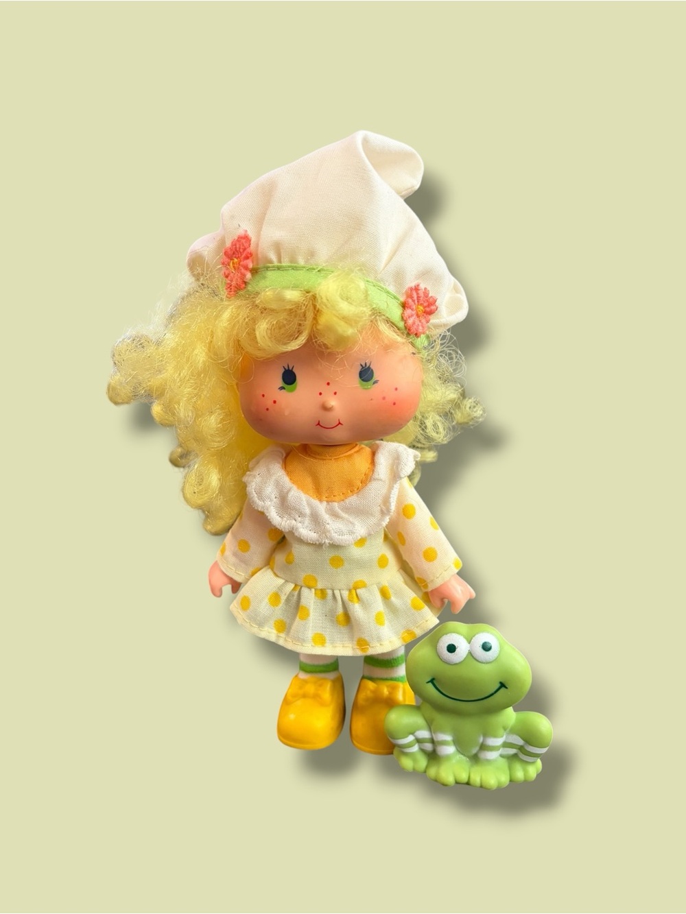Vintage 1980s Kenner Toys Strawberry Shortcake Lemon Meringue and Frappe Frog